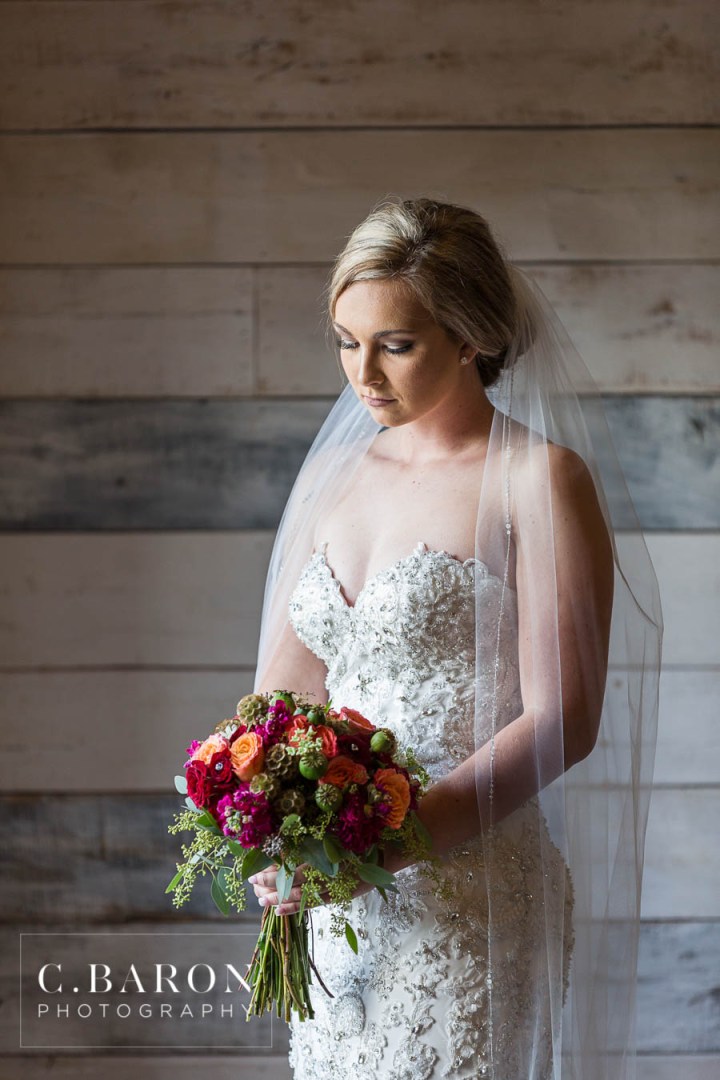Big Sky Barn; Bridals; C. Baron Photography; Crystals; Formals; Glam; Jewel Tones; Montgomery Bridal Photographer; Rustic; Strapless; Woodlands Wedding Photographer; beaded; veil;