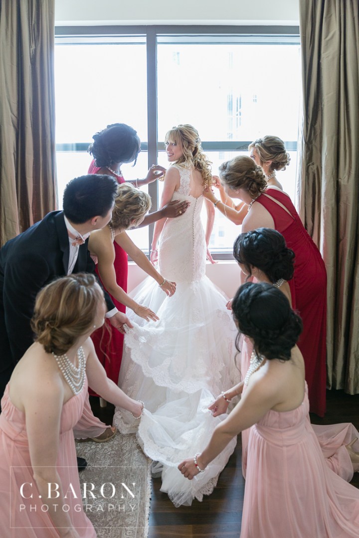 Catholic Wedding Mass at Holy Rosary and Reception at JW Marriot