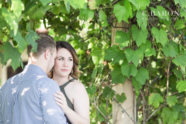 Aggie Engagement; Aggie Photographer; Aggie Weddings; Bernhardt Winery; C. Baron Photography; Engagement session; Houston Engagement Photographer; Plantersville Texas; Texas A&M University Former Students; Texas Engagement sessions; green dress; picnic; rustic engagement; rustic photos; sunset; sunset engagement; sunset portraits; vineyard; wine and cheese;