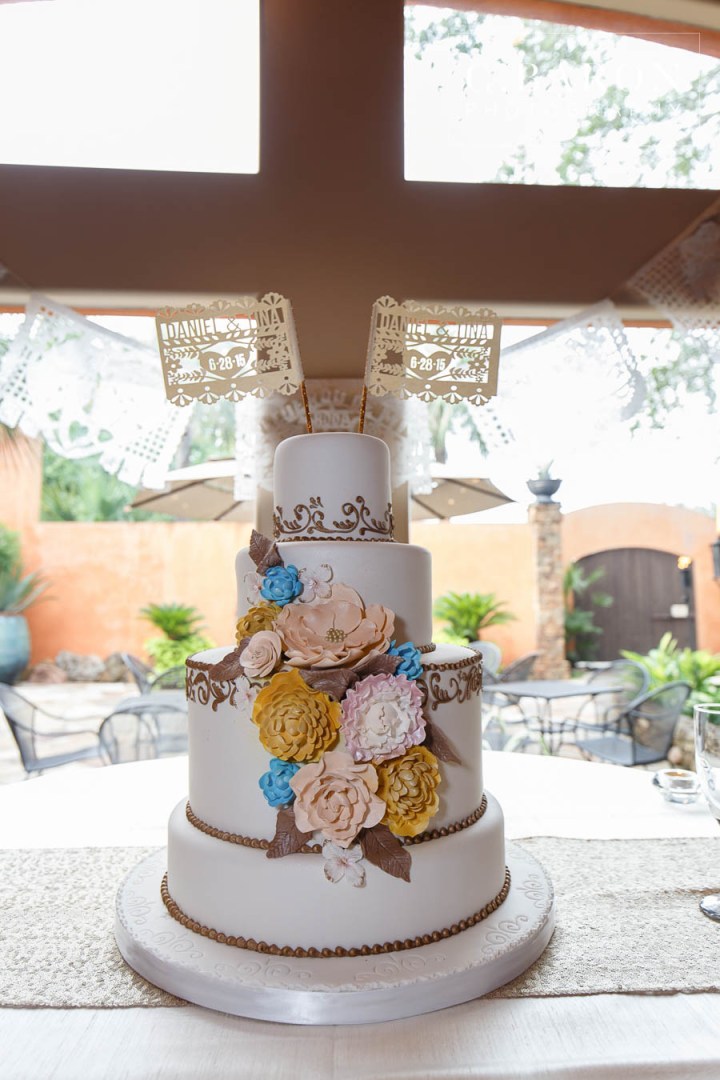 Agave Brothers; Agave Estates; Agave Real; Agave Road; Blue; Bubbles; C. Baron Photography; Dad's first look; Elegant; Houston wedding Photographer; Katy; Katy Wedding Photographers; Mediterranean; Outdoor Ceremony; Papel picado; Texas; first look; maracas; mariachis; summer; tiffany blue;