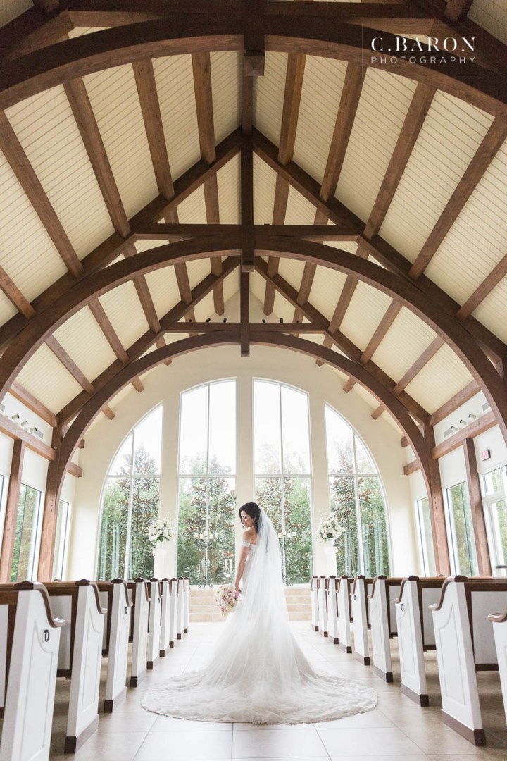 Ashton Gardens West; C. Baron Photography; Cathedral Veil; Houston Bridal Photographer; Houston wedding Photographer; Lace gown; Texas Weddings;