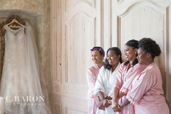 15th century French chapel; C. Baron Photography; Classic; Elegant; Gold; Groom; Houston Oaks Country Club; Houston wedding Photographer; Johanna Terry Events; Lakeside ceremony; Mariachi band; Outdoor Ceremony; PIper and Muse Events; Pink; Sparkler Exit; The Clubs at Houston Oaks; Vintage Rolls Royce; beaded dress; black bowtie; black suit; blush; brunette; first look; flower archway; glasses; greenery; hair piece; half updo; lantern release; outdoor portraits; strapped dress;