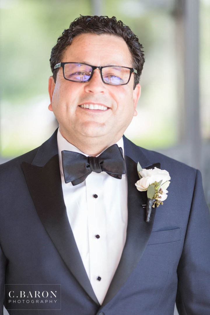 15th century French chapel; C. Baron Photography; Classic; Elegant; Gold; Groom; Houston Oaks Country Club; Houston wedding Photographer; Johanna Terry Events; Lakeside ceremony; Mariachi band; Outdoor Ceremony; PIper and Muse Events; Pink; Sparkler Exit; The Clubs at Houston Oaks; Vintage Rolls Royce; beaded dress; black bowtie; black suit; blush; brunette; first look; flower archway; glasses; greenery; hair piece; half updo; lantern release; outdoor portraits; strapped dress;