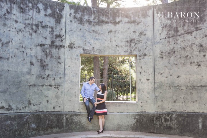 C. Baron Photography; Engagement session; Hermann Park; Houston Engagement Photographer; summer;