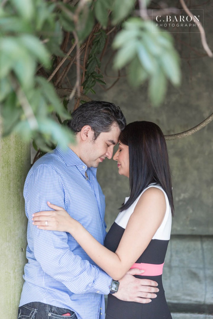 Fun summer engagement session at Hermann Park in Houston Texas