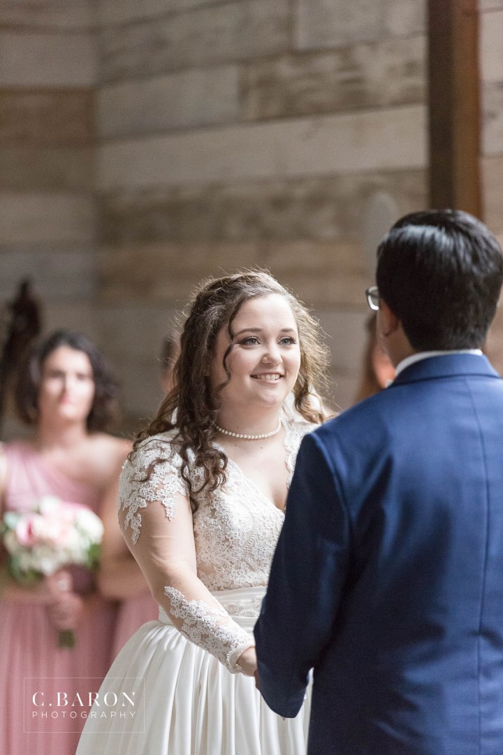 Pretty summer Big Sky Barn Wedding in Montgomery Texas near Lake