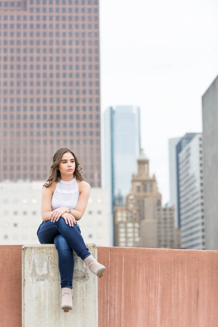 Fun Senior Portraits around Houston Texas
