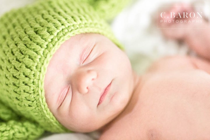 Lifestyle Newborn session in home in Houston Texas