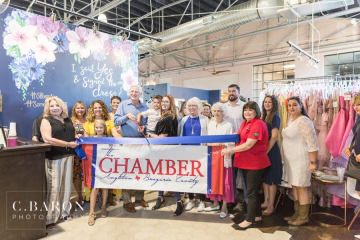 Ribbon Cutting for the grand opening of Something Blue Bridal &amp;