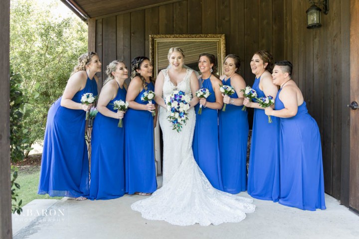 Fun summer wedding at the Carriage House in Conroe Texas