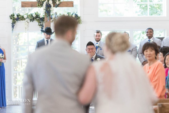 Fun summer wedding at the Carriage House in Conroe Texas