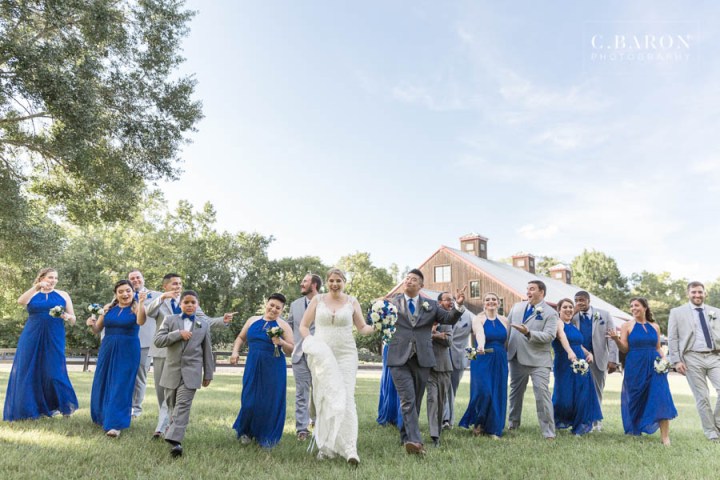 Fun summer wedding at the Carriage House in Conroe Texas