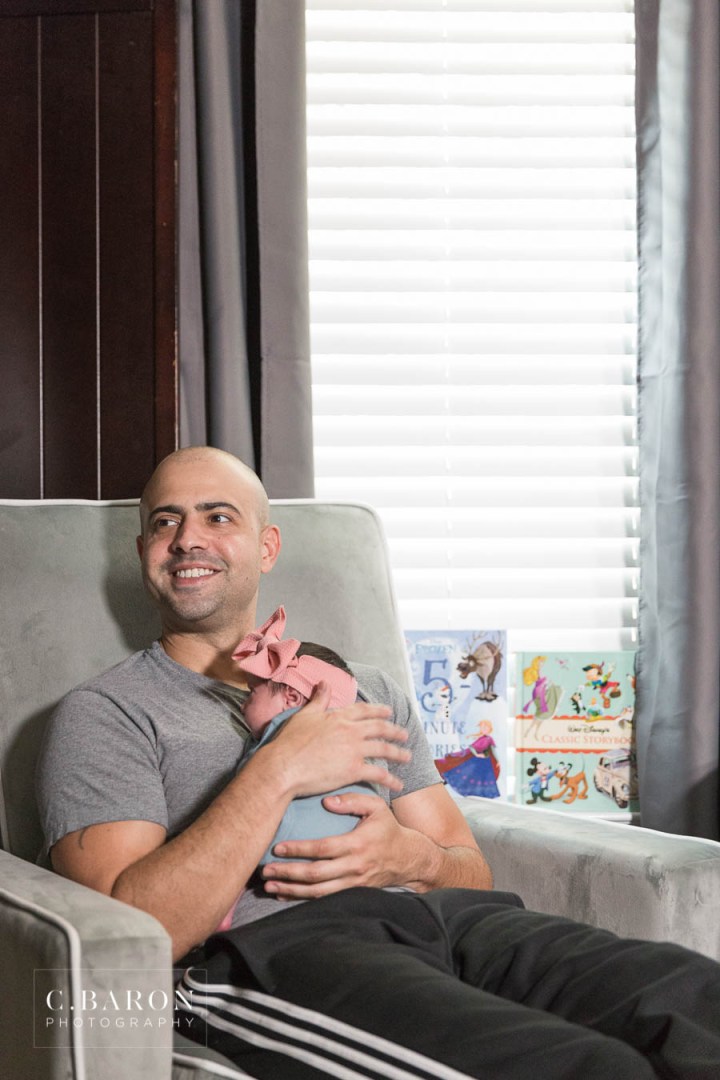 C. Baron Photography; Girl; Houston Newborn Photographer; Pink; Texas Baby Photographer; baby portraits; lifestyle newborn photos; newborn session;