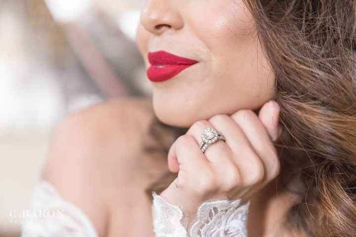 Pretty wedding editorial at the Falls Event Center in Waller Tex