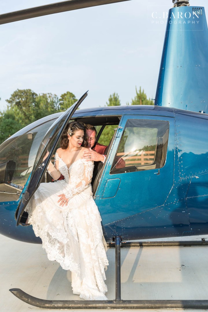 Pretty wedding editorial at the Falls Event Center in Waller Tex
