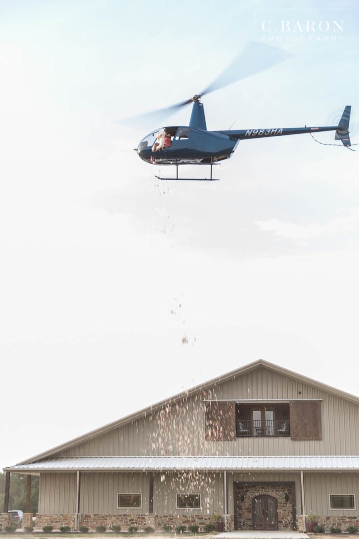 Pretty wedding editorial at the Falls Event Center in Waller Tex