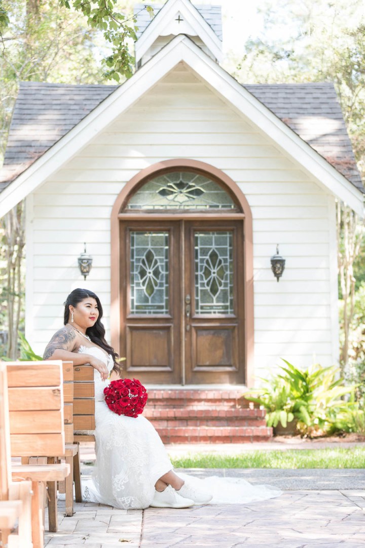 Pretty summer bridal session at Northwest Conference center in C