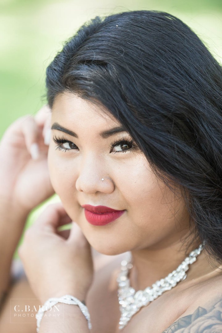 Pretty summer bridal session at Northwest Conference center in C