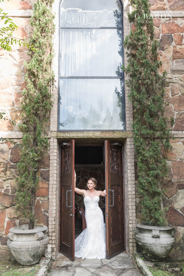 Beautiful Bridal session in European style village in the Housto