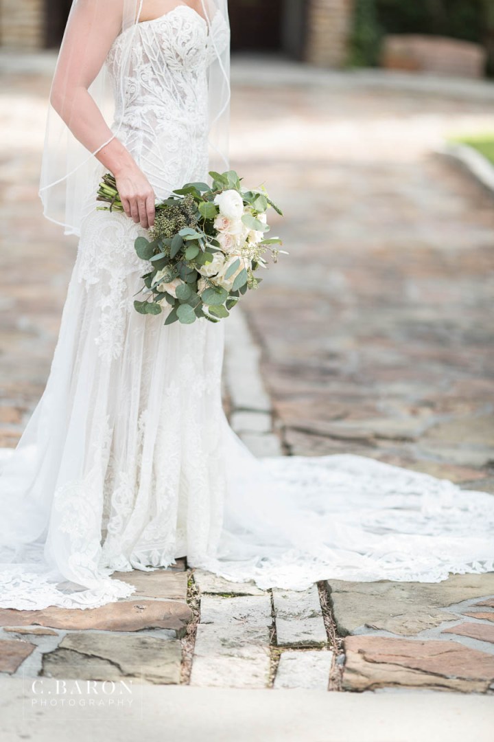 Beautiful Bridal session in European style village in the Housto